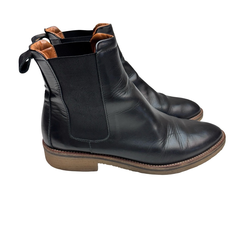Everlane Women’s Black Leather Chelsea Boots Sz 8.5